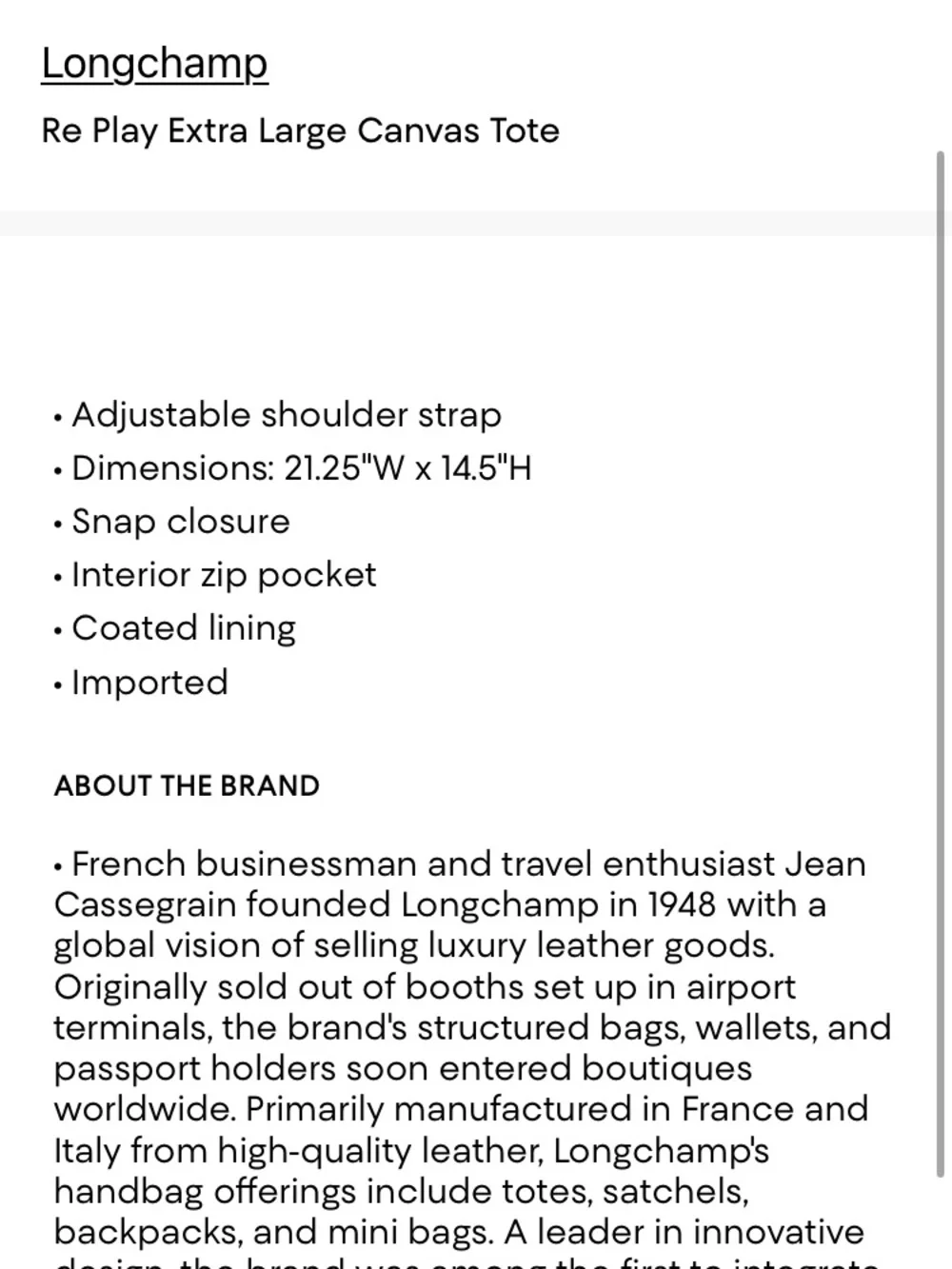NEW Longchamp Green canvas Shoulder Tote with Silver Snap - Picture 15 of 15